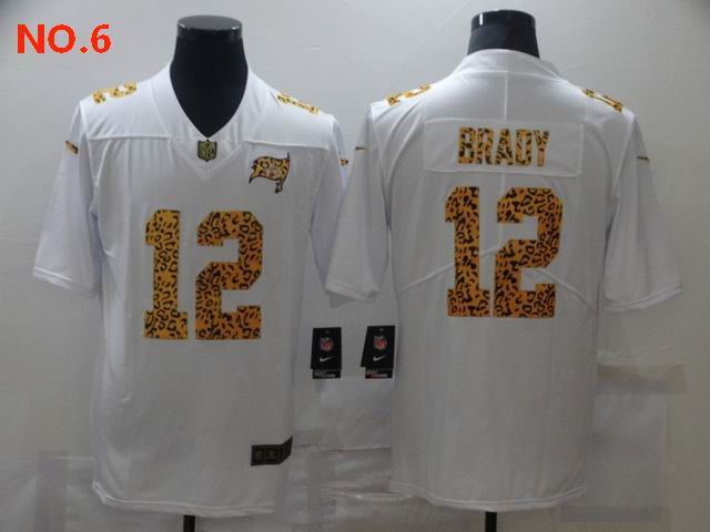 Men's Tampa Bay Buccaneers #12 Tom Brady Jesey NO.6;